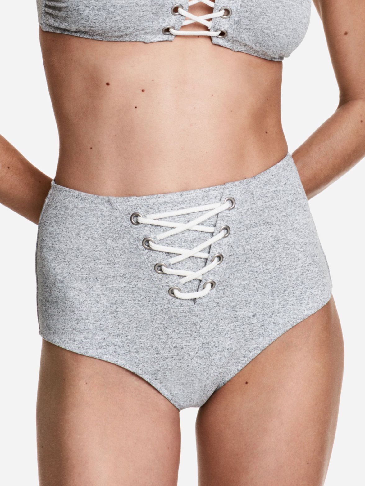 

Нижняя часть купальника H&M 4972645 42 Серая меланж