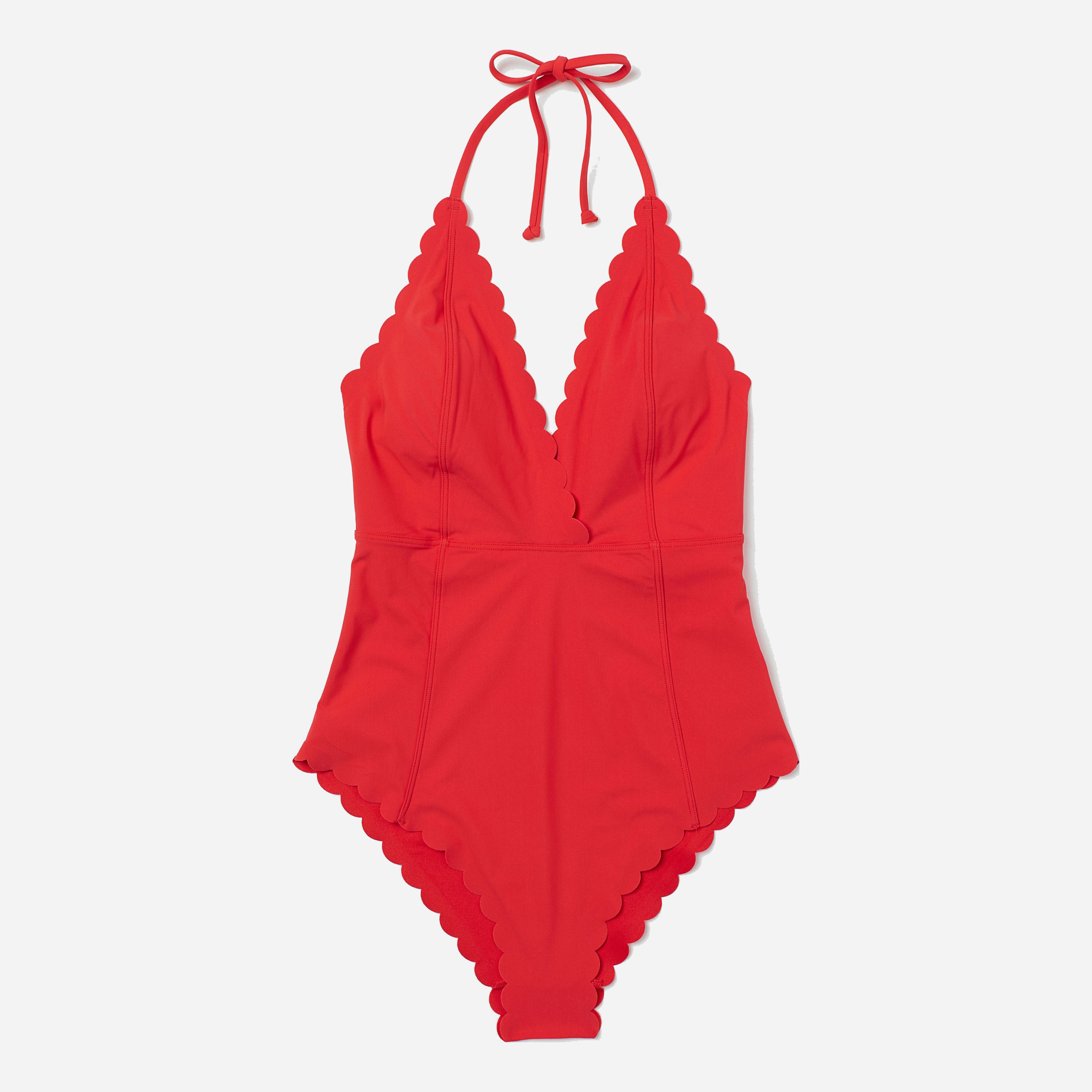 

Купальник женский слитный H&M 0743738-7 38 Красный
