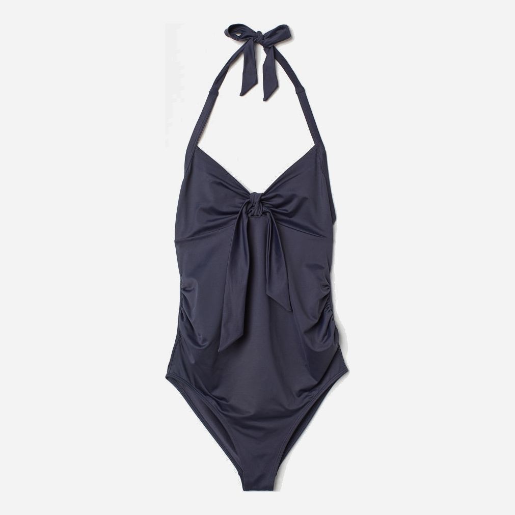 

Купальник женский слитный H&M 0704962-7  Синий, Купальник женский слитный H&M 0704962-7 XL Синий