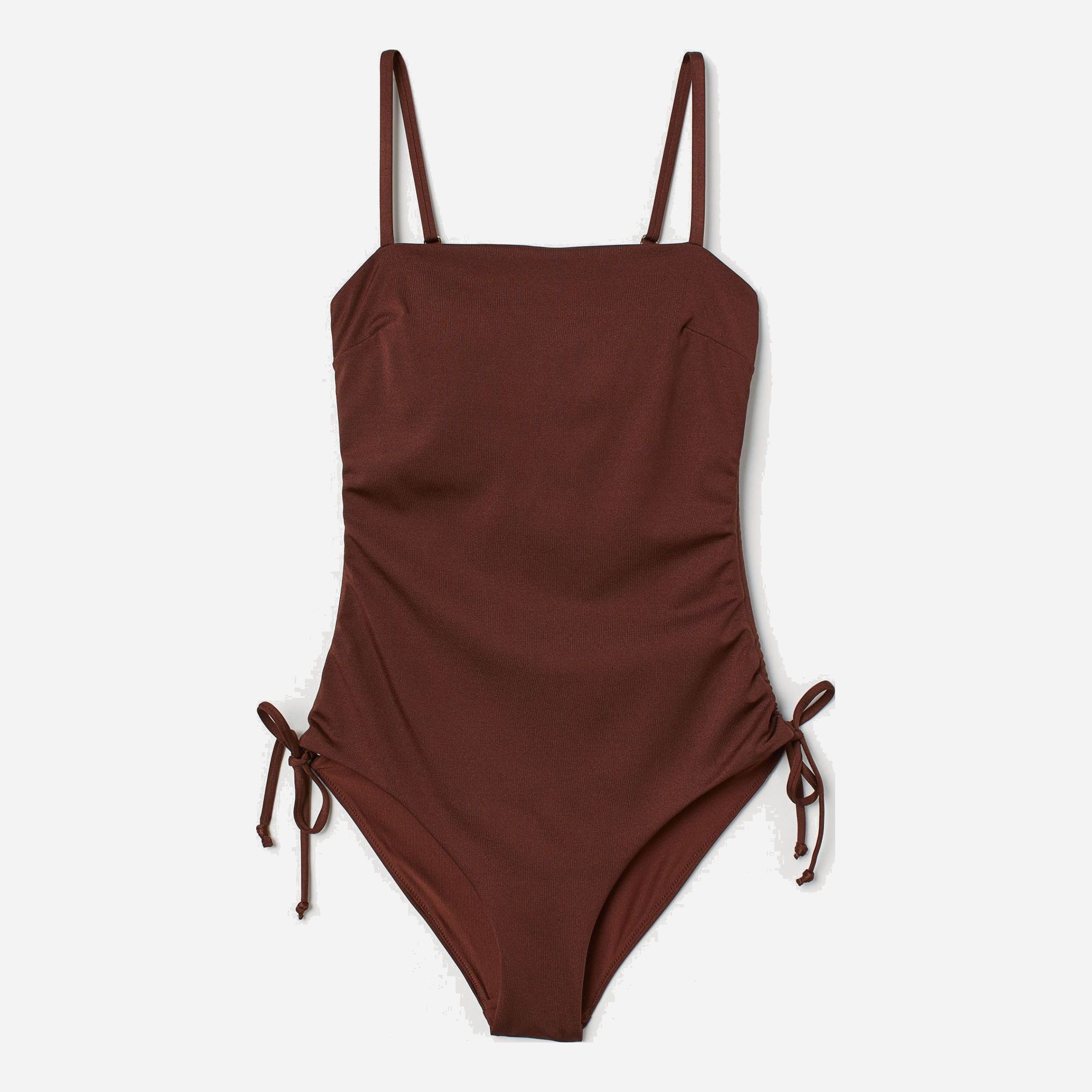 

Купальник слитный женский H&M 412-7685510 42 Темно-коричневый