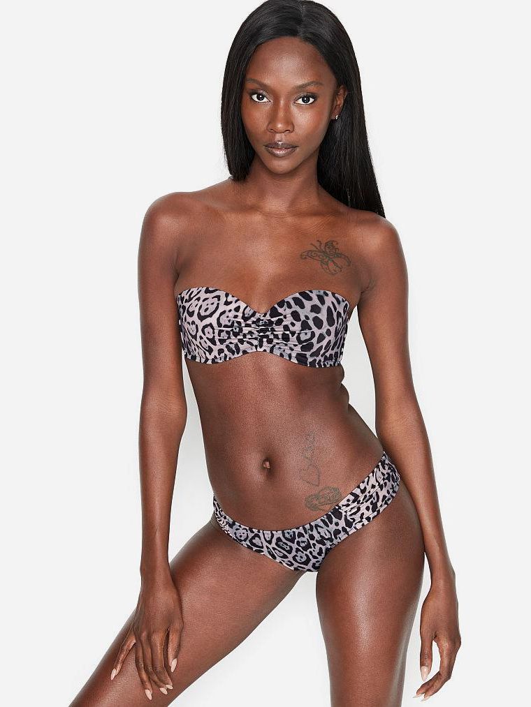 

Купальник раздельный женский Victoria's Secret 738770439 / Серый/Черный, Купальник раздельный женский Victoria's Secret 738770439 38C/XL Серый/Черный
