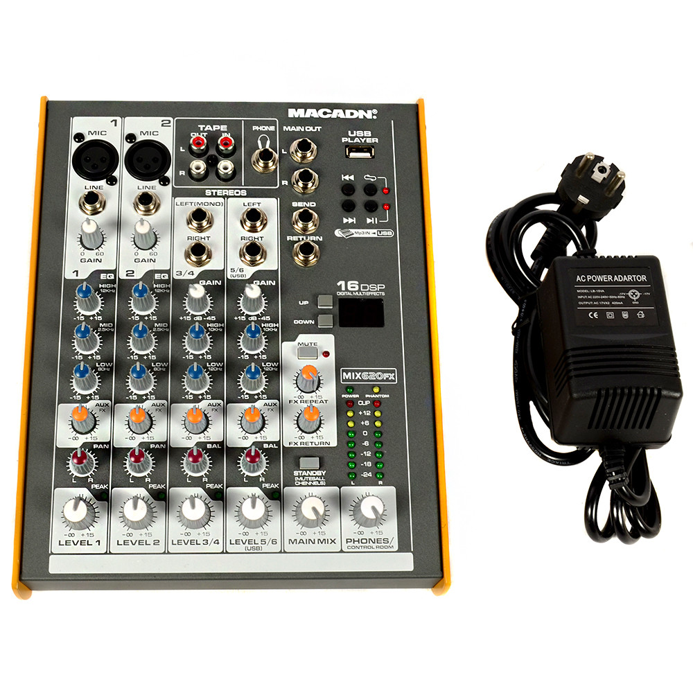 

Mикшерный пульт Macadn МIX620