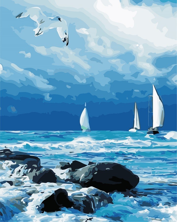 

Картина по номерам ArtStory Морской пейзаж 40х50 см (AS0866)