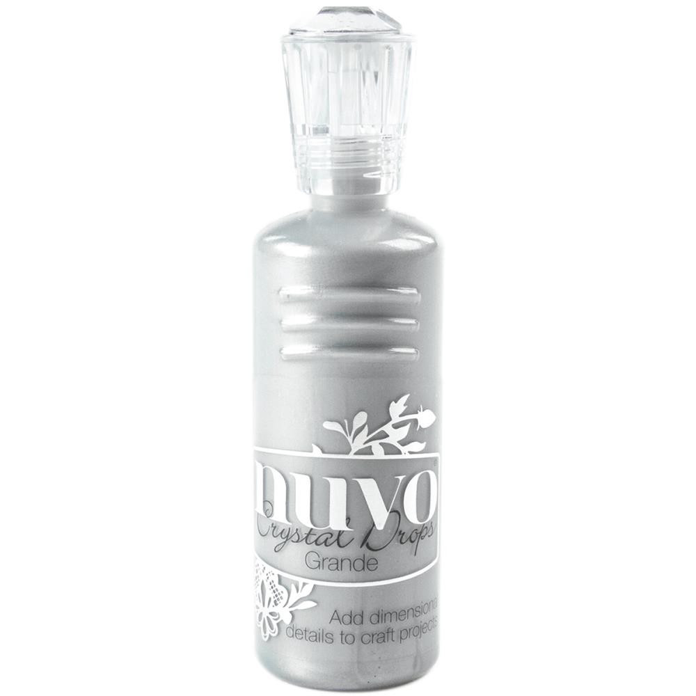 

Жидкие капли Nuvo Crystal Drops Grande 60ml-Metallic Silver Lining