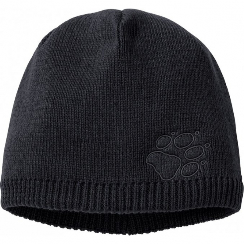 

Шапка Jack Wolfskin Stormlock Paw Cap 1908721 L, чорний