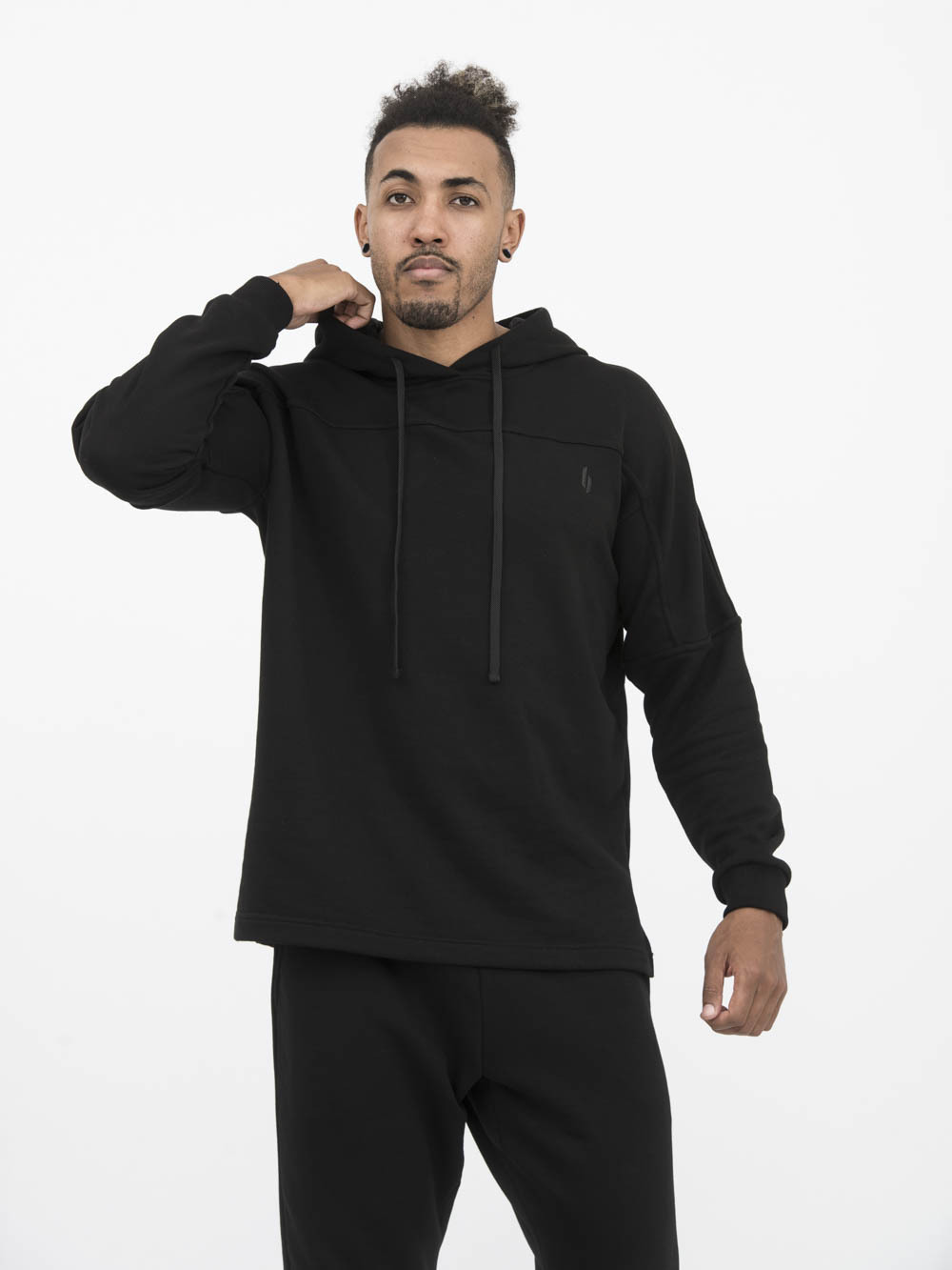 

Худі з капюшоном balansher HM-21-black  чорне, Худі з капюшоном balansher HM-21-black XL чорне