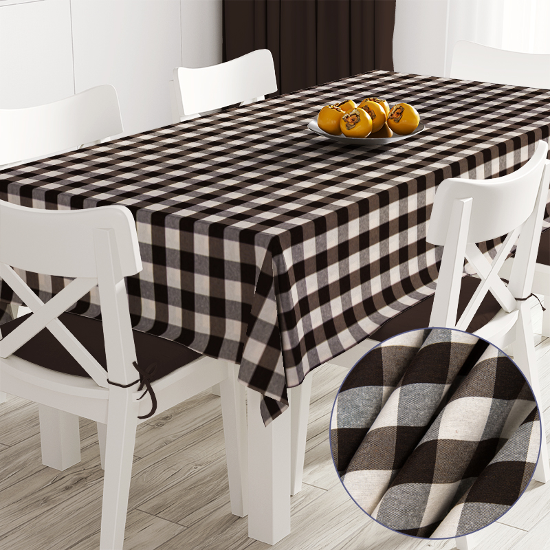 

Скатерть в клетку Time Textile Marissa Brown 3 см Коричневый TT108036 140x240