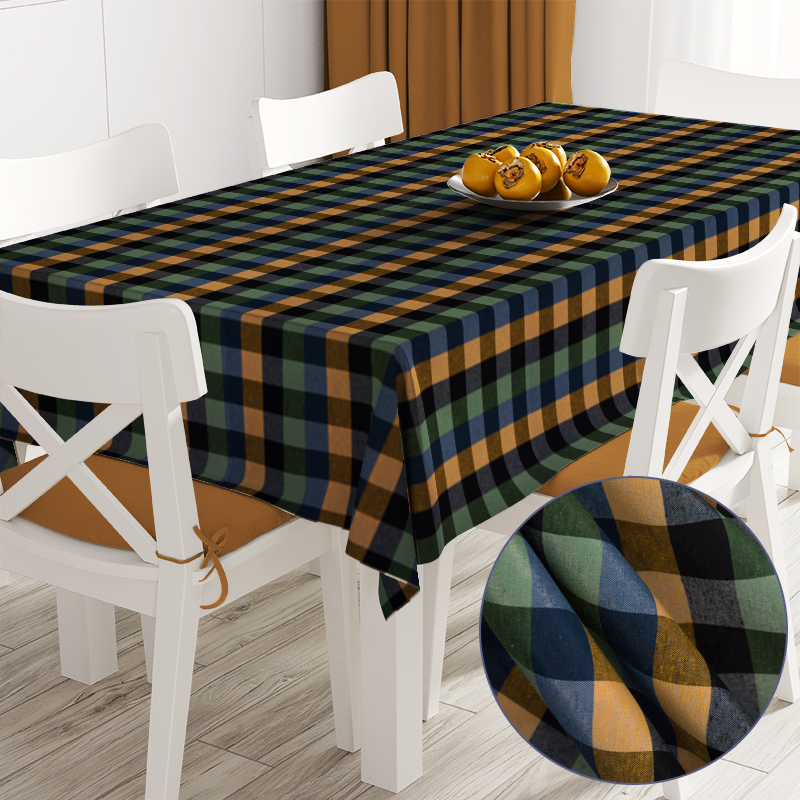 

Скатерть в клетку Time Textile Marissa Mustard 3 см Разноцветный TT108037 140x280