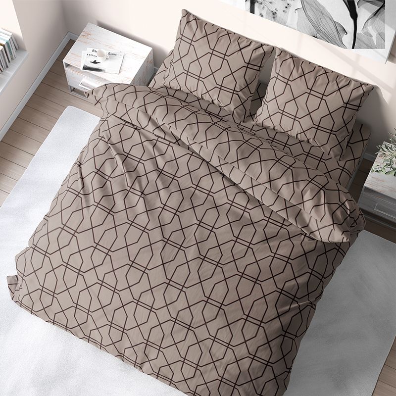 

Комплект постельного белья Time Textile Эмир полуторный Коричневый TT174055-p 70х70