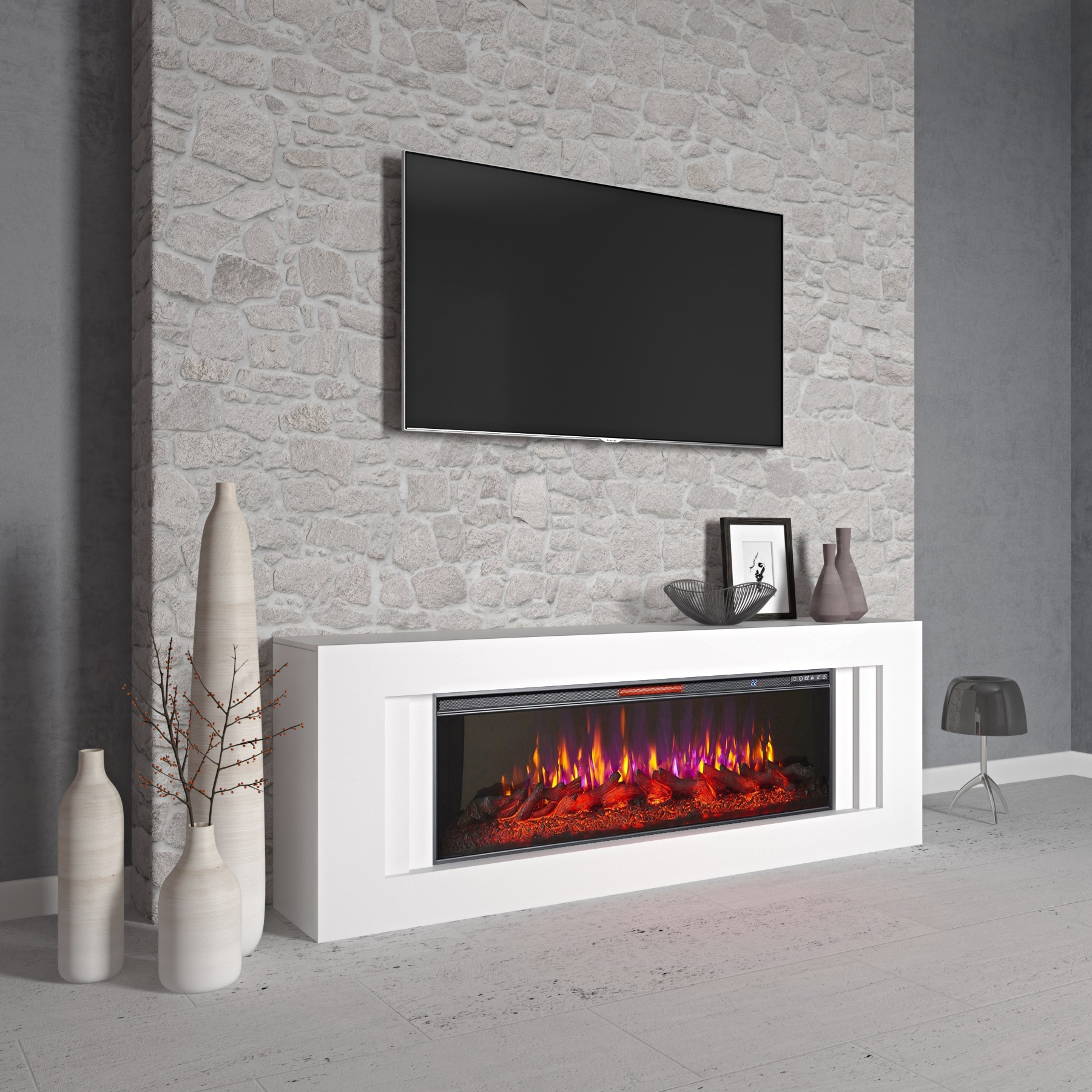 

Электрокамин с порталом ArtiFlame LINE AF50 БЕЛЫЙ БЬЯНКО (со звуком)