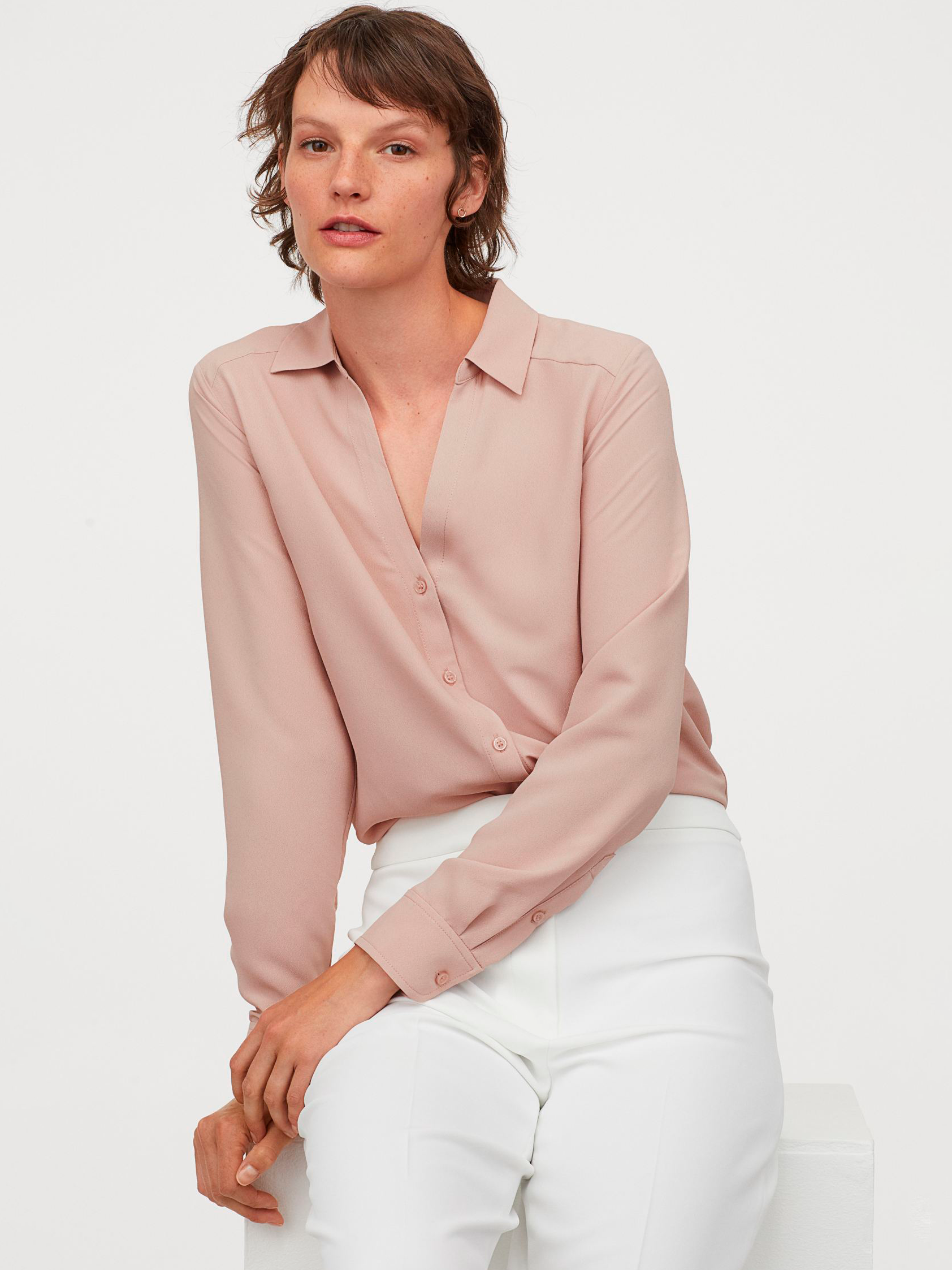 

Рубашка H&M 0762846-1  Пудра (СА2000001858707, Рубашка H&M 0762846-1 50 Пудра (СА2000001858707)