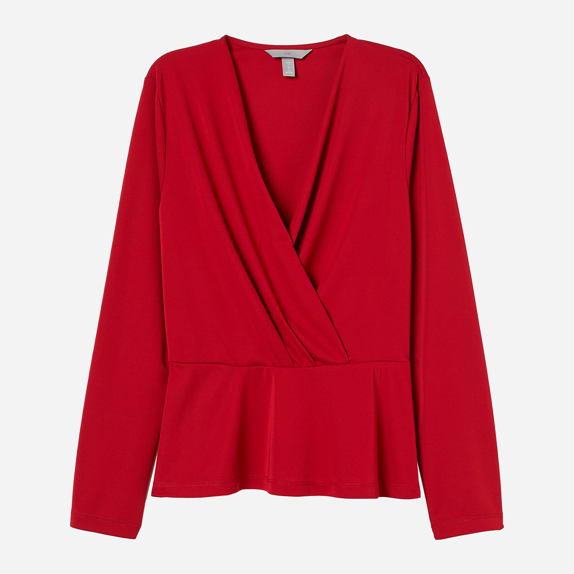 

Блузка H&M 0800807-0 S Красная (СА2000001463369)
