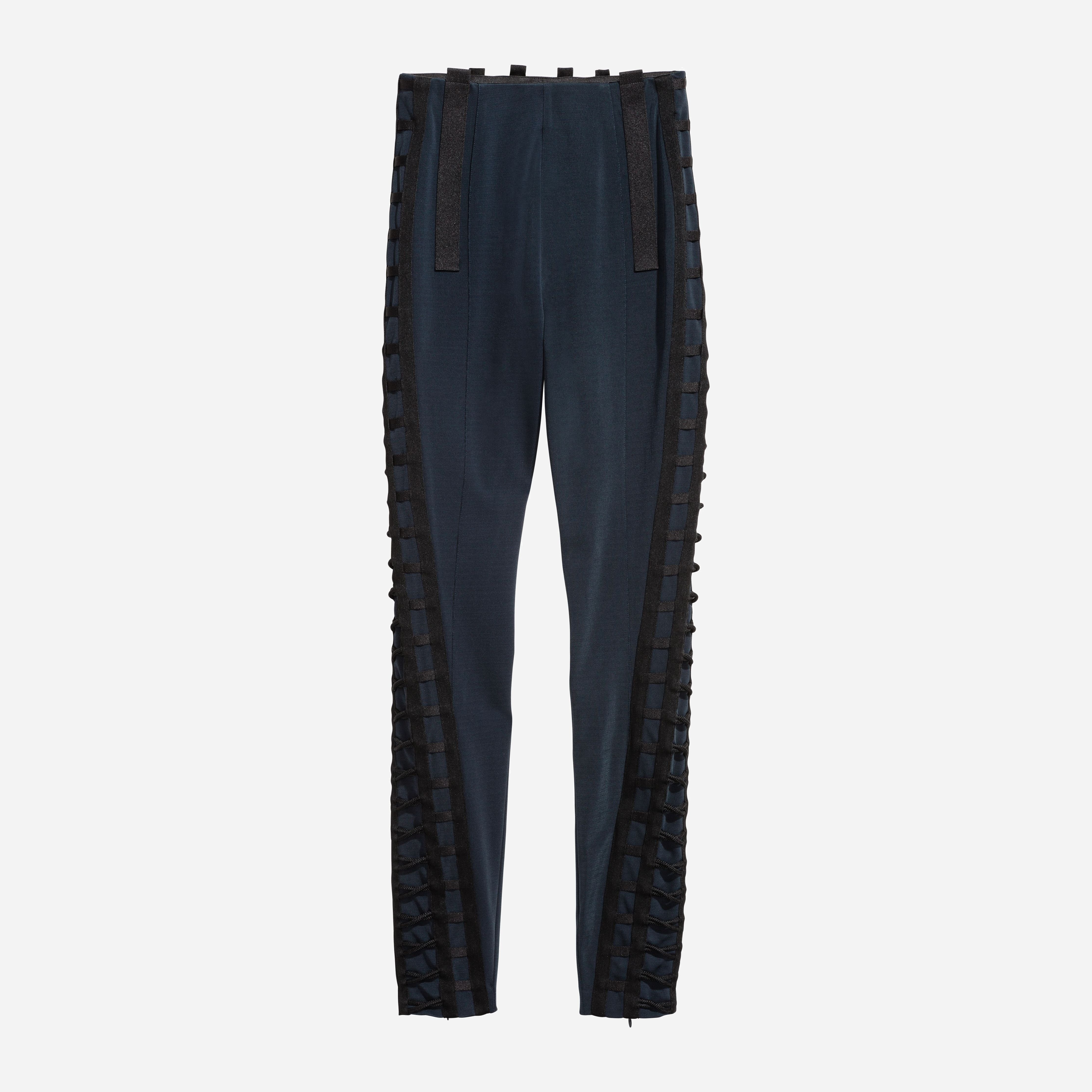 

Брюки H&M 0542157-6 38 Темно-синие (СА2000001557853)