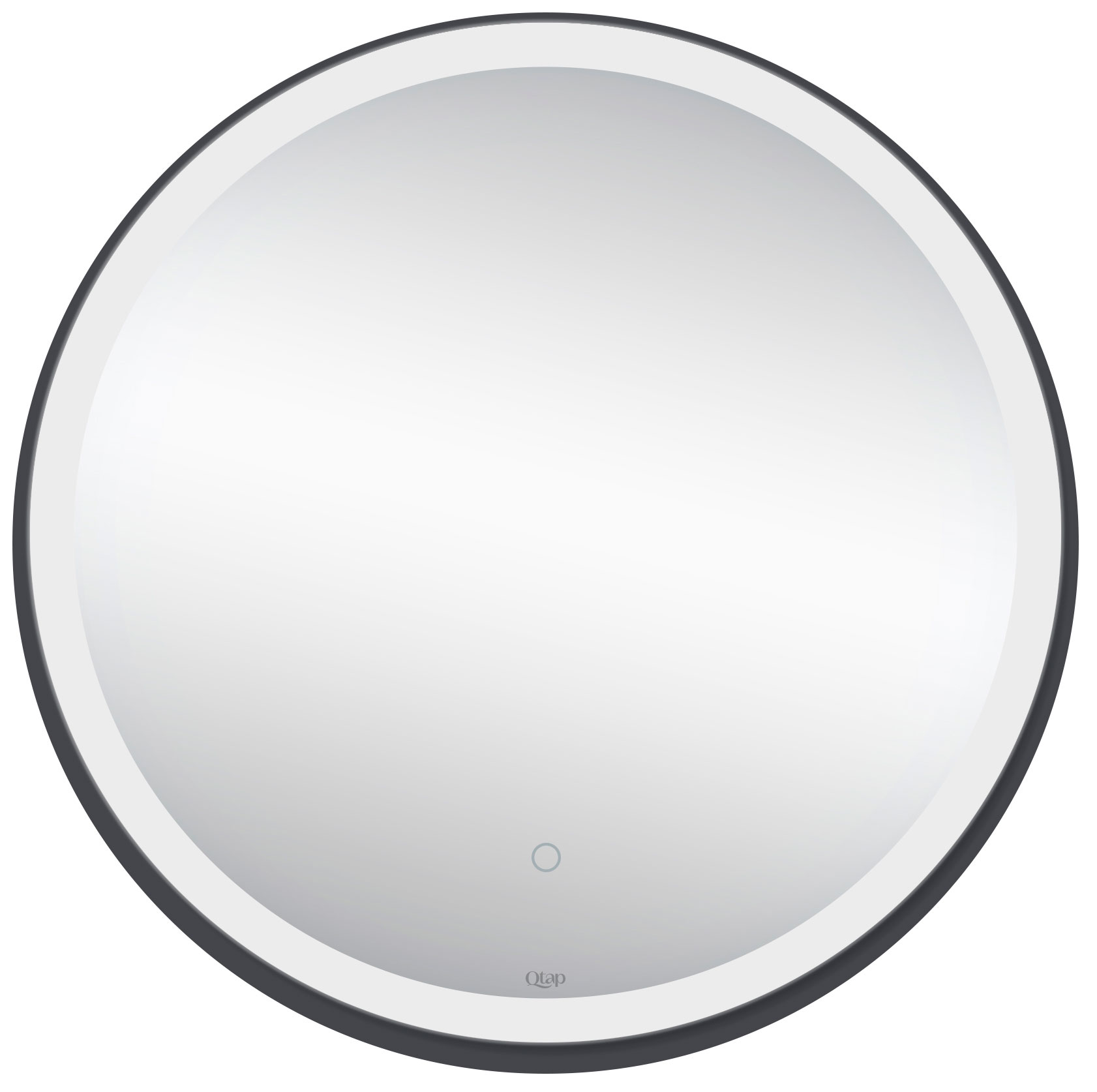 

Зеркало Qtap Robin R600 Black LED-подсветкой и антизапотеванием QT13786501B