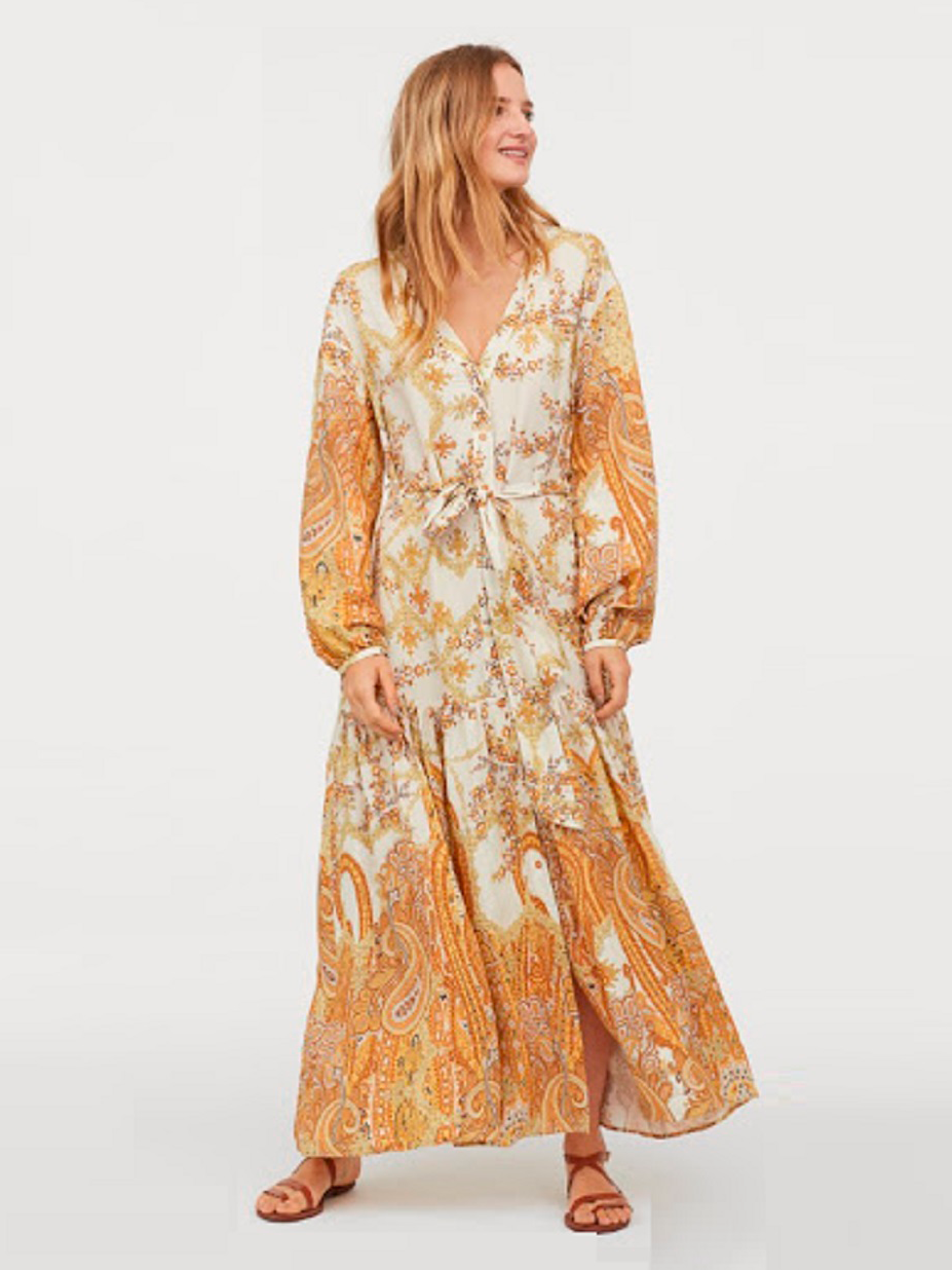 

Платье H&M 0766683-9 32 Бежевое (СА2000001872727)