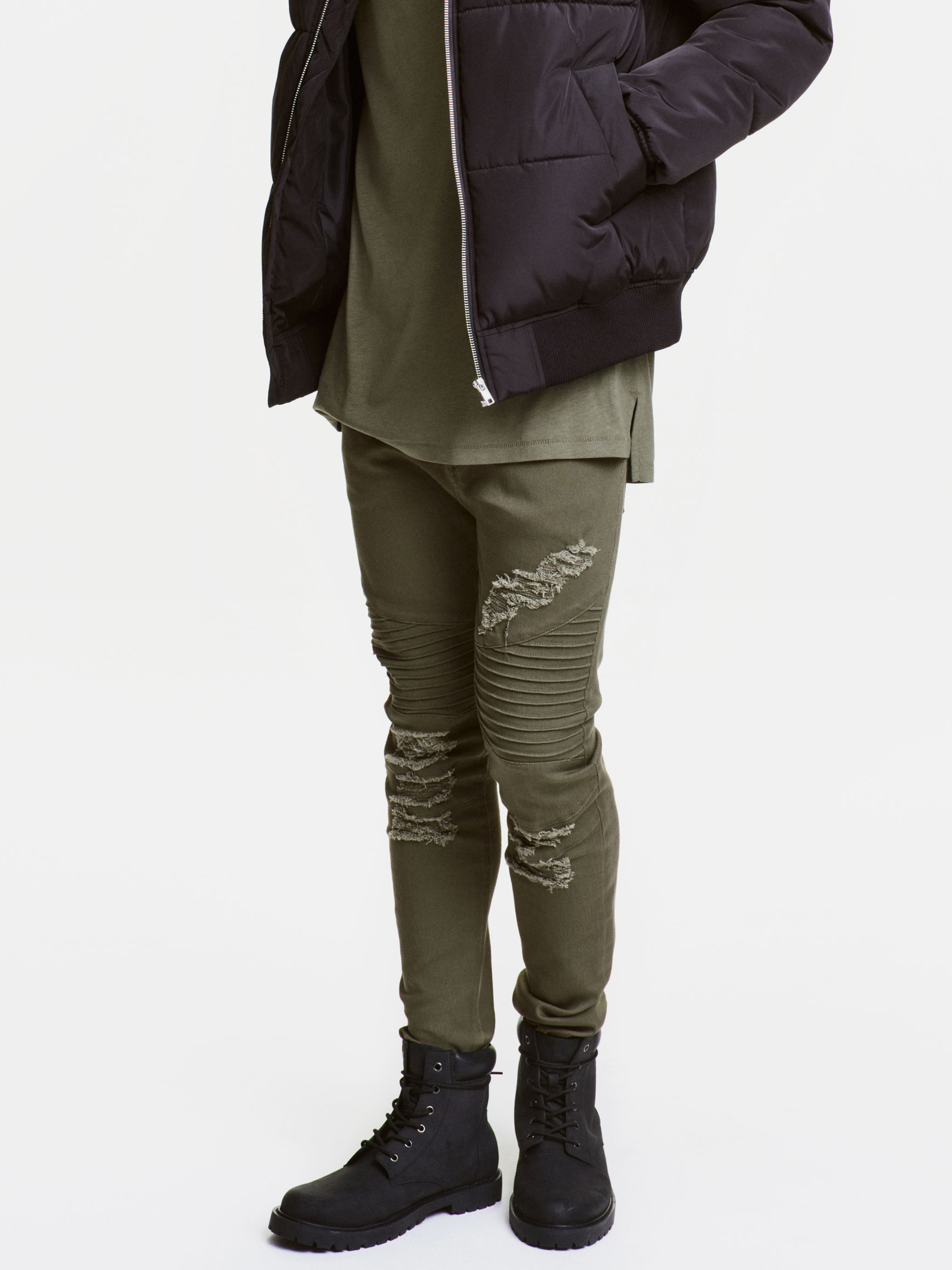 

Джинсы H&M XAZ159277NZHP 28/32 Оливковые