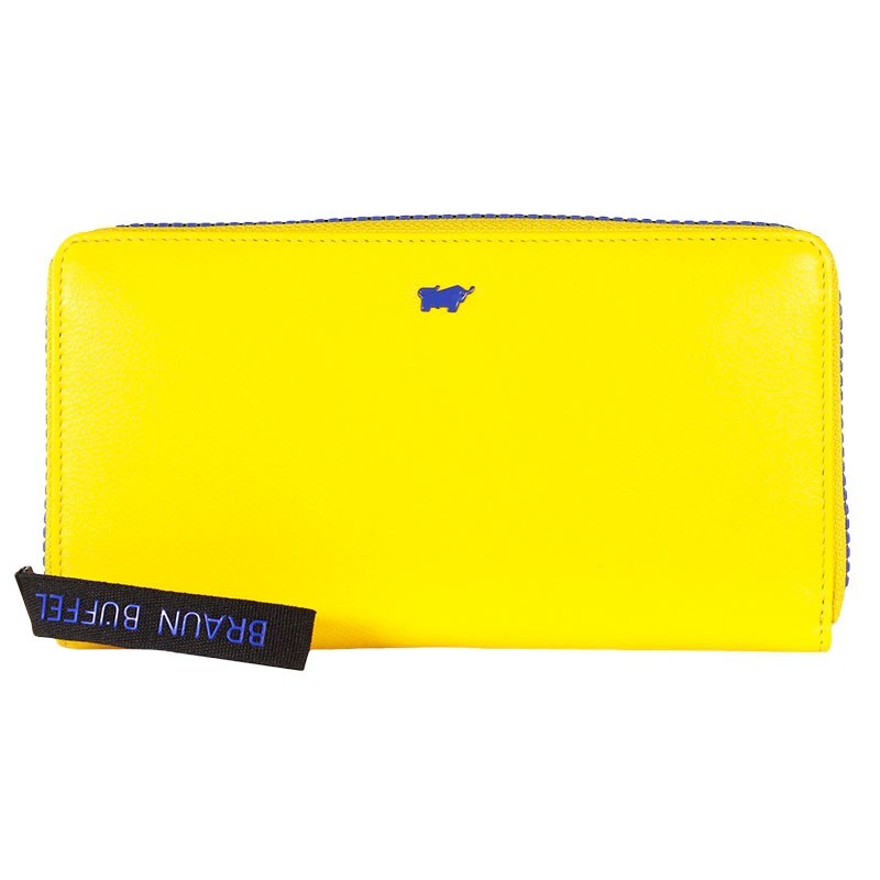 

Портмоне женское Braun Bueffel CAPRI на молнии 18 к. желтое 19х10.5х2.5 см (44555-134-070)