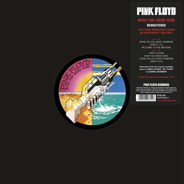 

Виниловая пластинка PINK FLOYD WISH YOU WERE HERE (EAN 5099902988016)