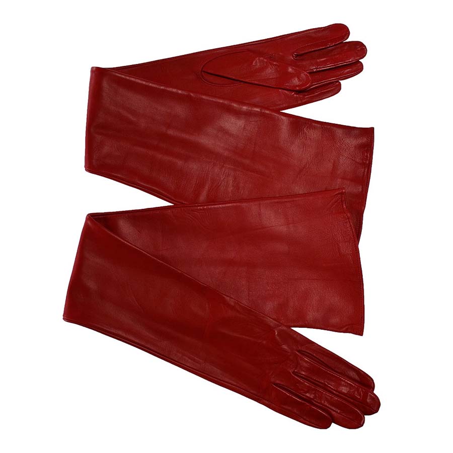

Перчатки длинные Alpa Gloves, 60 см, красные, 7,5