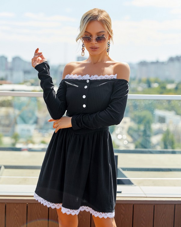 

Платье ISSA PLUS 12919  черное, Платье ISSA PLUS 12919 L черное
