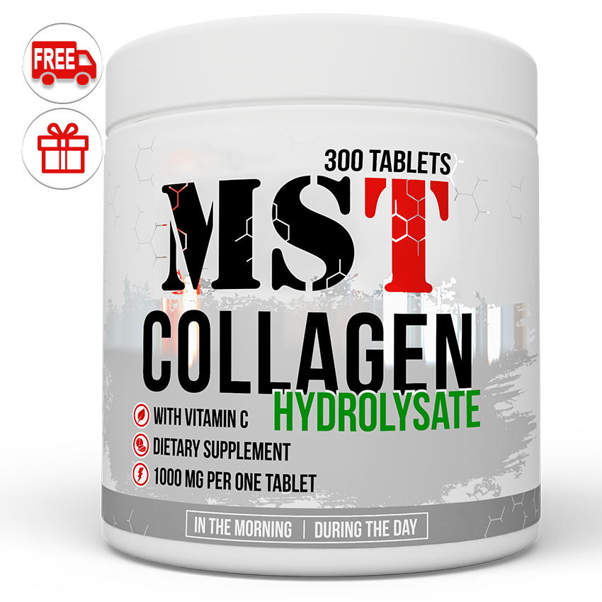 

Специальный продукт MST Nutrition Collagen Hydrolysate 300 таблеток