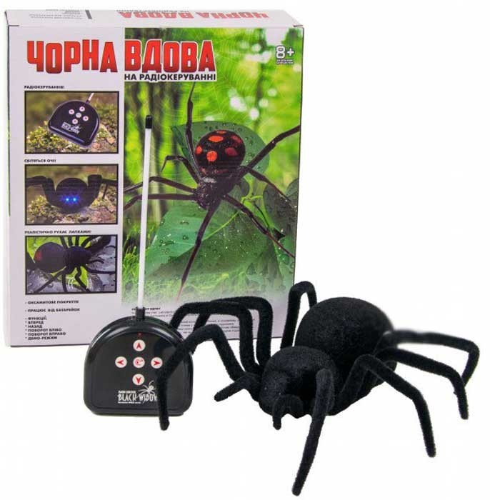 

Игрушка Паук на р/у Країна Іграшок Черная вдова 29 см (КІ3021)