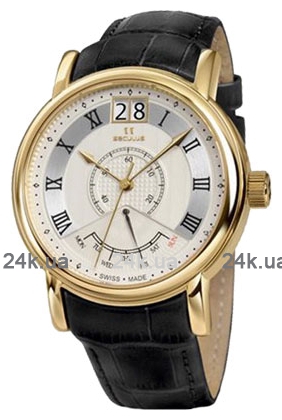 

Мужские часы Seculus 4506.3.7003 white, pvd-y, black leather