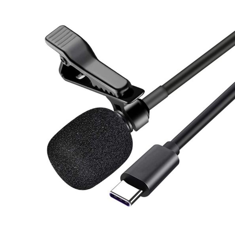 

Микрофон петличка XO MKF 02 Type-C 2м, Black