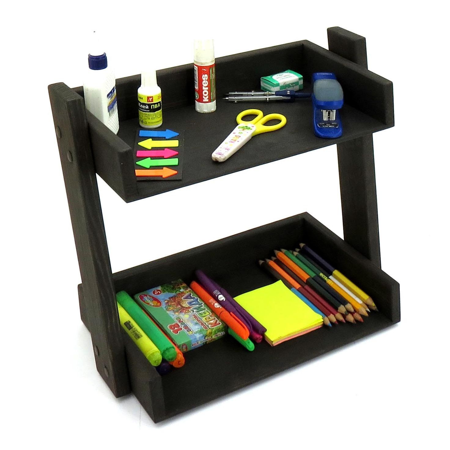 

Настольный органайзер из натурального дерева Эмерсон-35 венге 22х35х39 см (MIZ-КНЦ-354912)