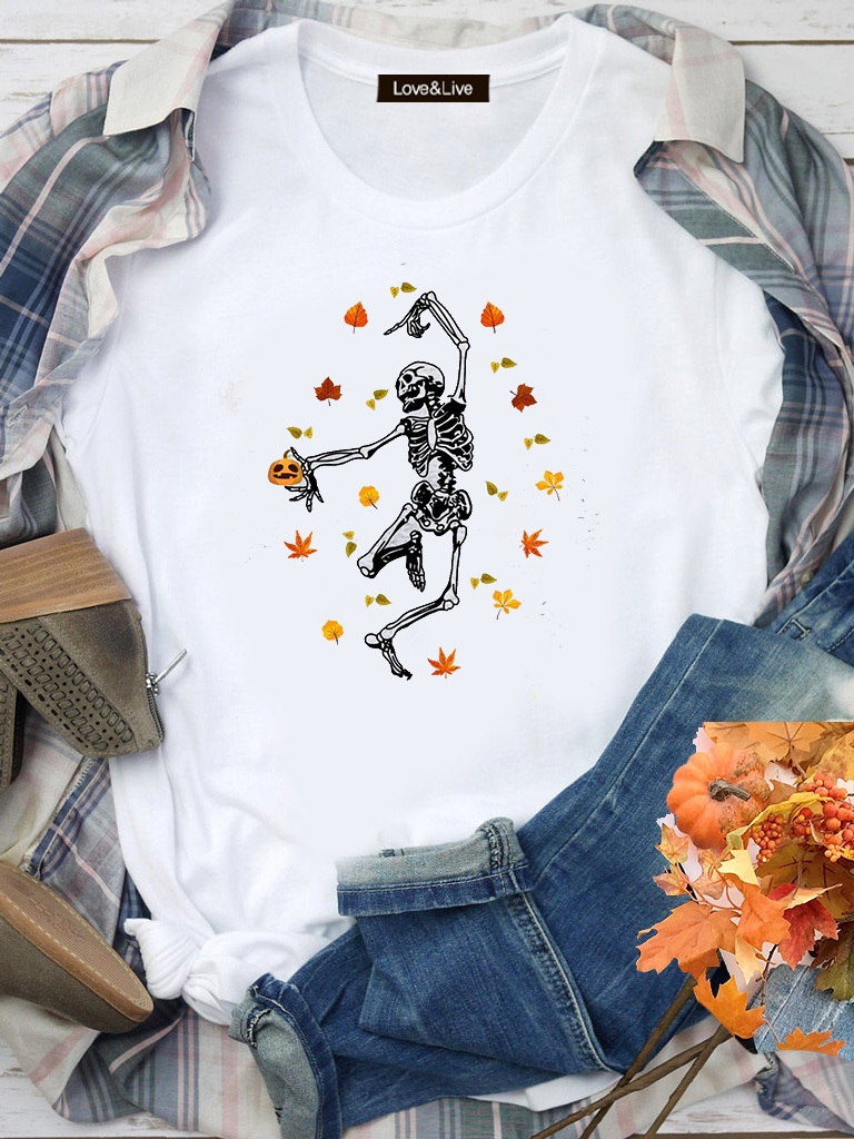 

Футболка Love&Live Happy skeleton LLP01137 L Белая