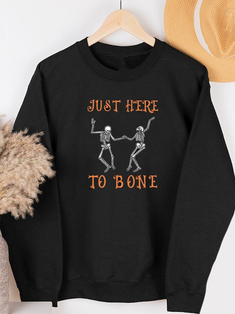

Свитшот Love&Live Just here to bone LLP01102 L Черный