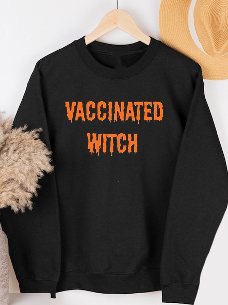 

Свитшот Love&Live Vaccinated Witch LLP01111 S Черный