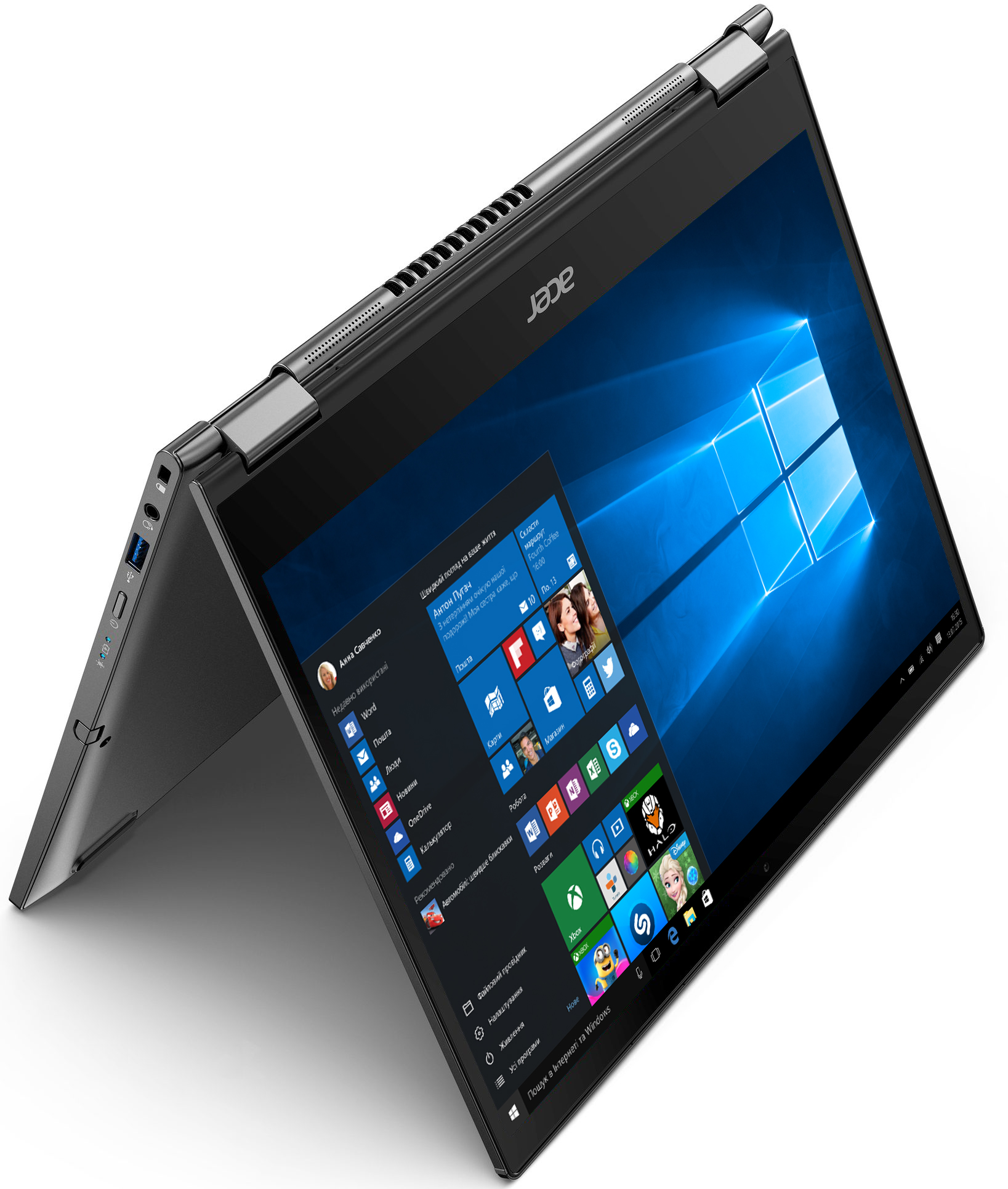 

Ультрабук 13,3" TERRA(Acer) Spin 5 Steel Gray (SP513-52N-58WW)