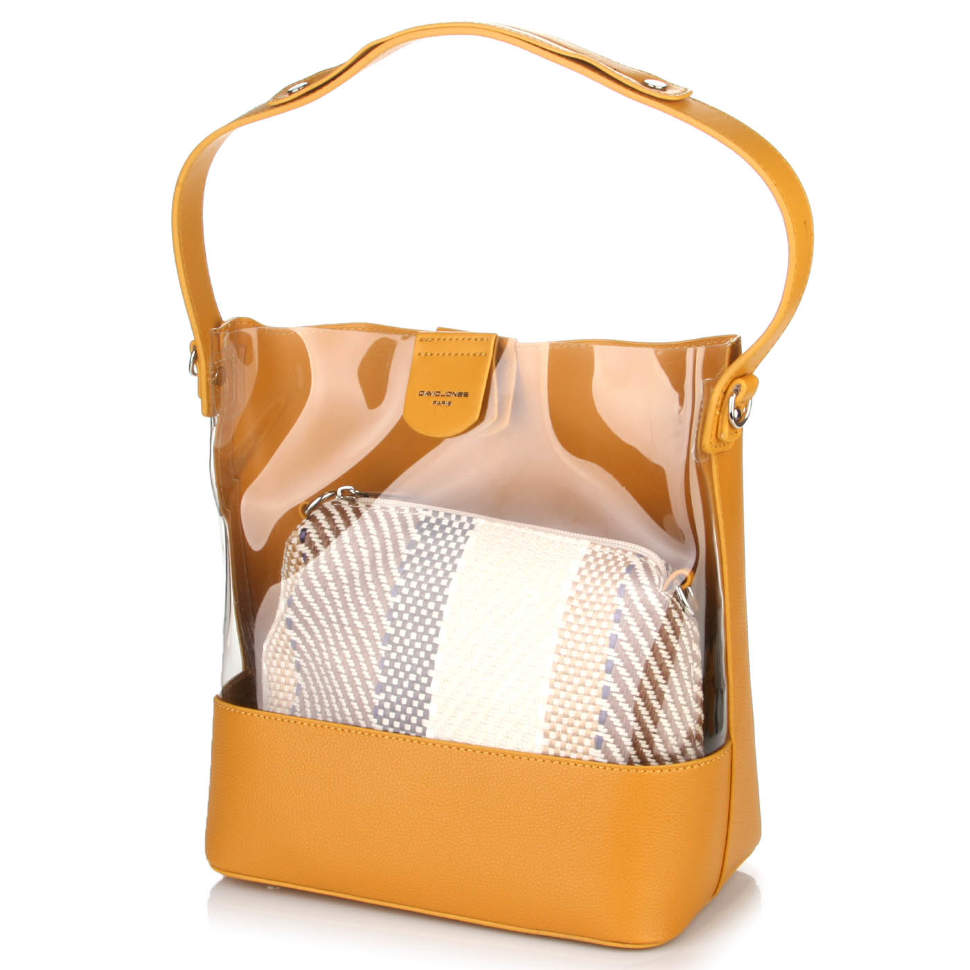 

Сумка прозрачная DAVID JONES 6268-1 YELLOW Желтый