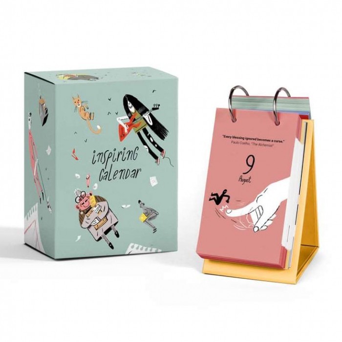 

Английский настольный перекидной календарь "Inspiring Calendar"
