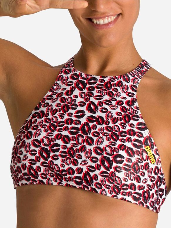 

Верхняя часть купальника Arena Crop Think 001111-102 XL White Multi-Black
