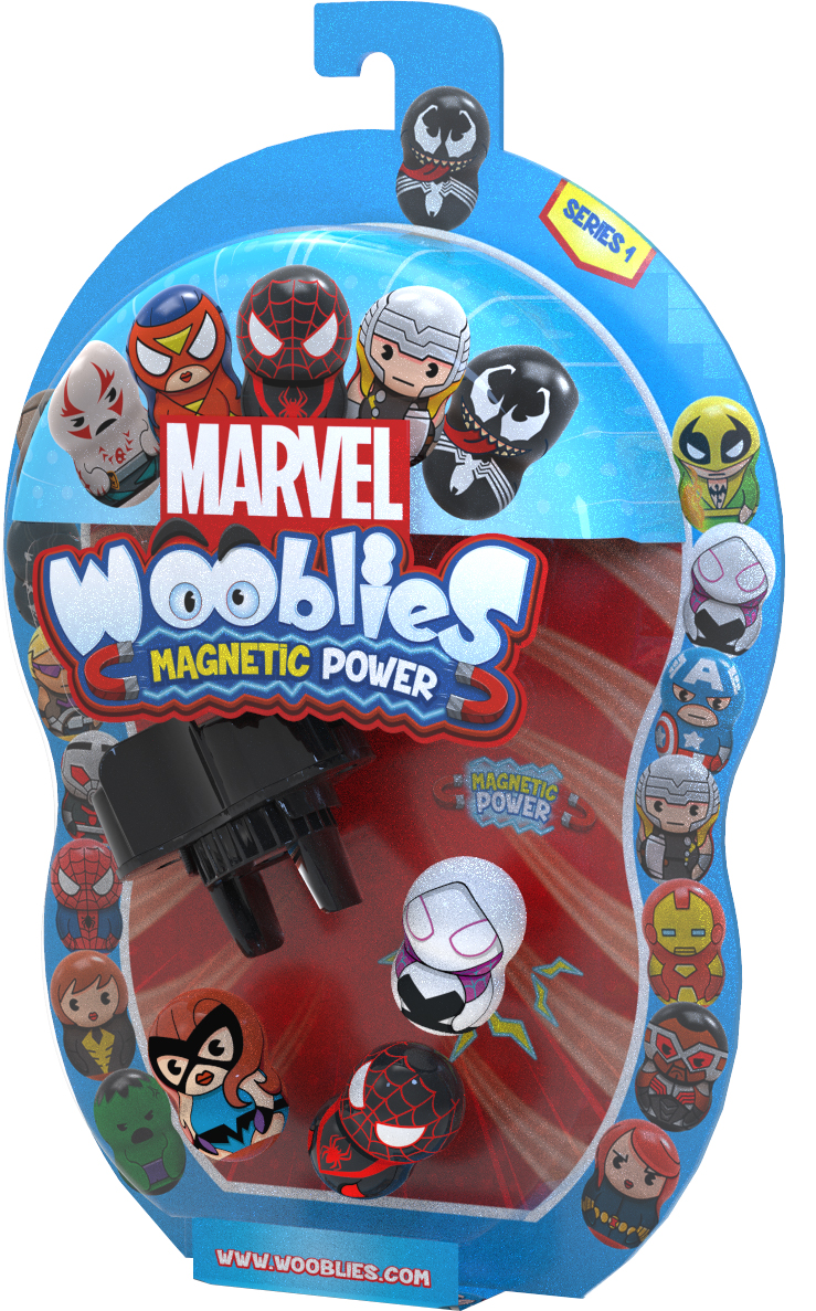 

Набор магнитных фигурок Marvel Wooblies с лончером в блистере 3 шт (WBM011) (TOYSWBM011)
