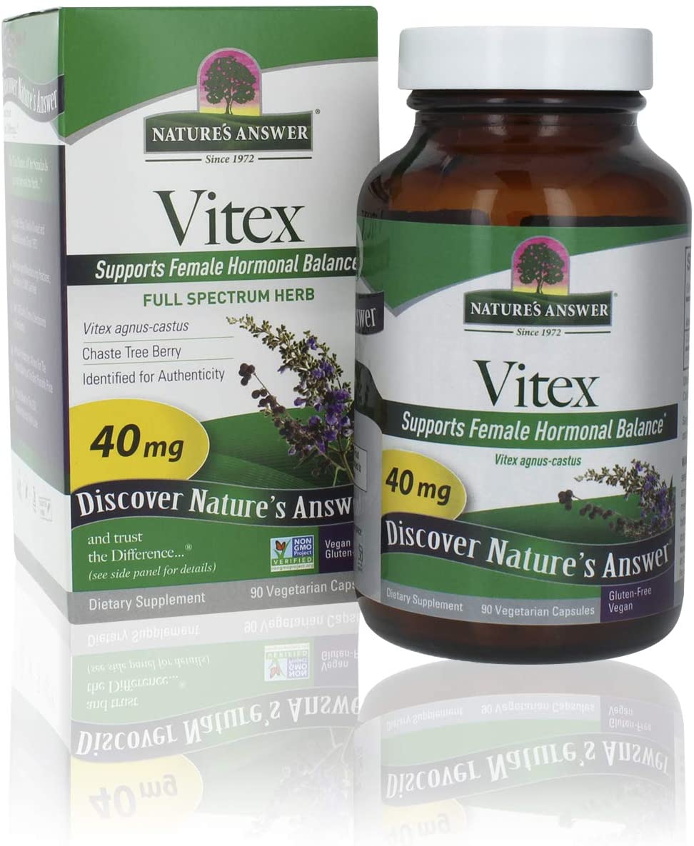 

Nature's Answer Vitex Agnus-Castus Chaste Tree Berry 40 mg 90 капсул (4384303834)