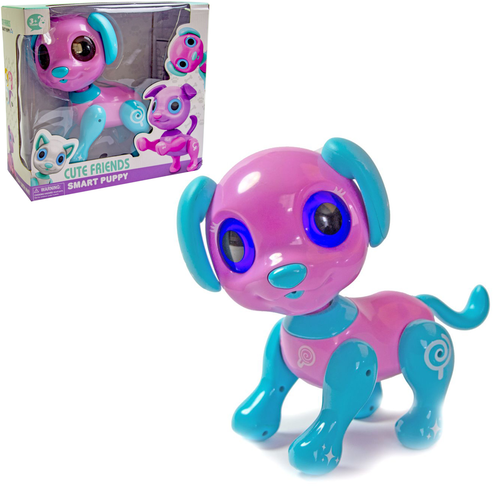 

Интерактивная игрушка "Собака" Cute Friends Smart Puppy Lollipop (8311) Шевелить лапками, Мотать головой, Имеет световые эффекты