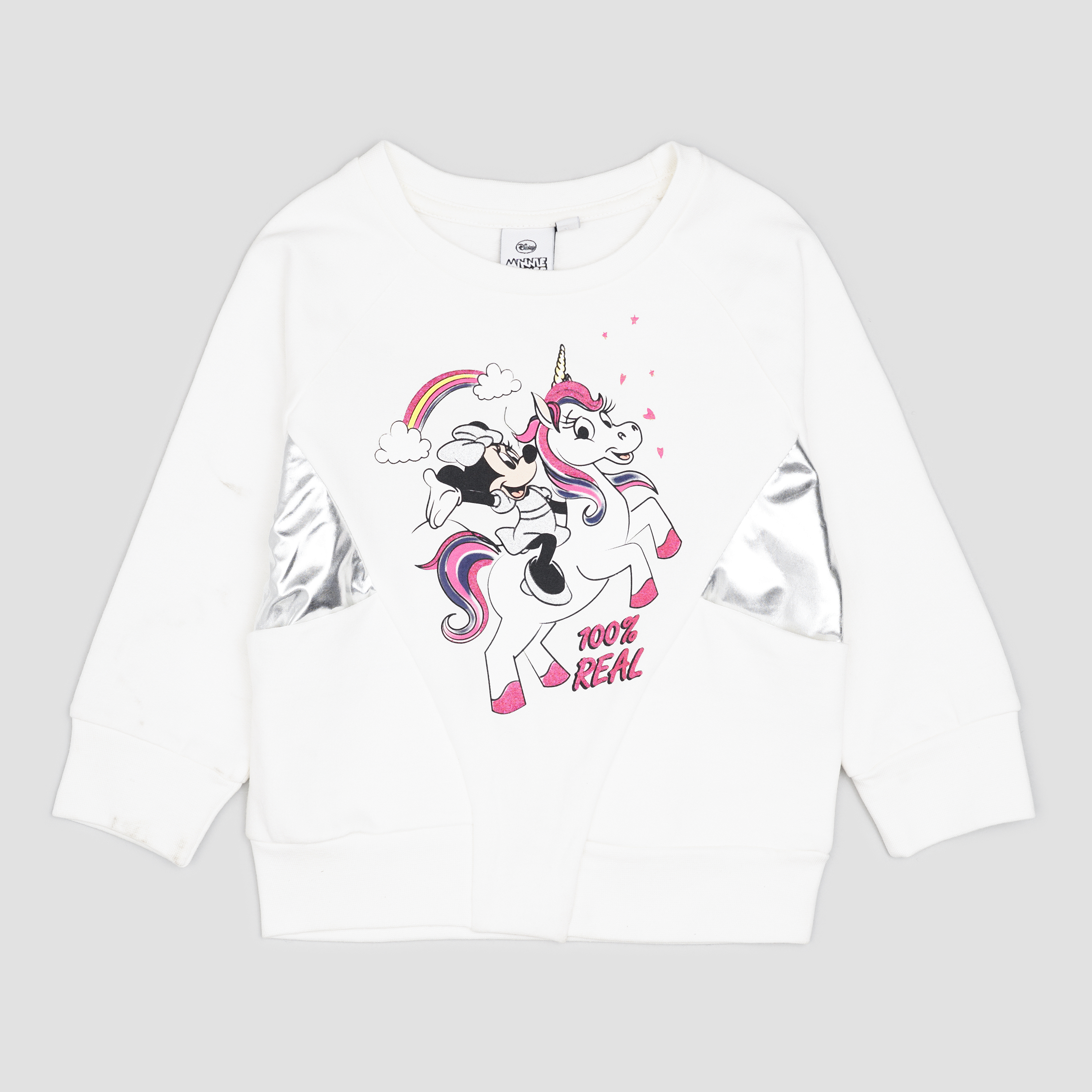 

Свитшот утепленный Disney MINNIE TH1095 98 см Экрю (3609084664633)