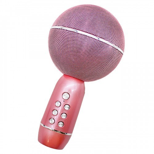 

Блютуз микрофон Bluetooth YS-08, цвет розовый