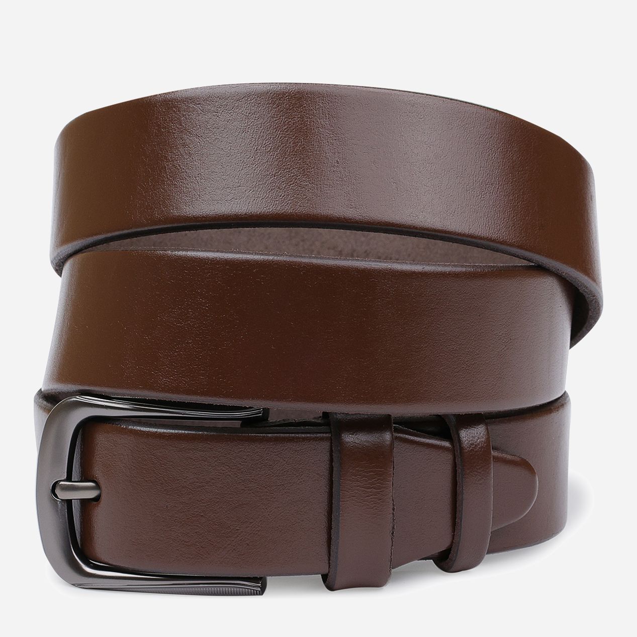 

Мужской ремень кожаный Vintage leather-20709 129 см Коричневый