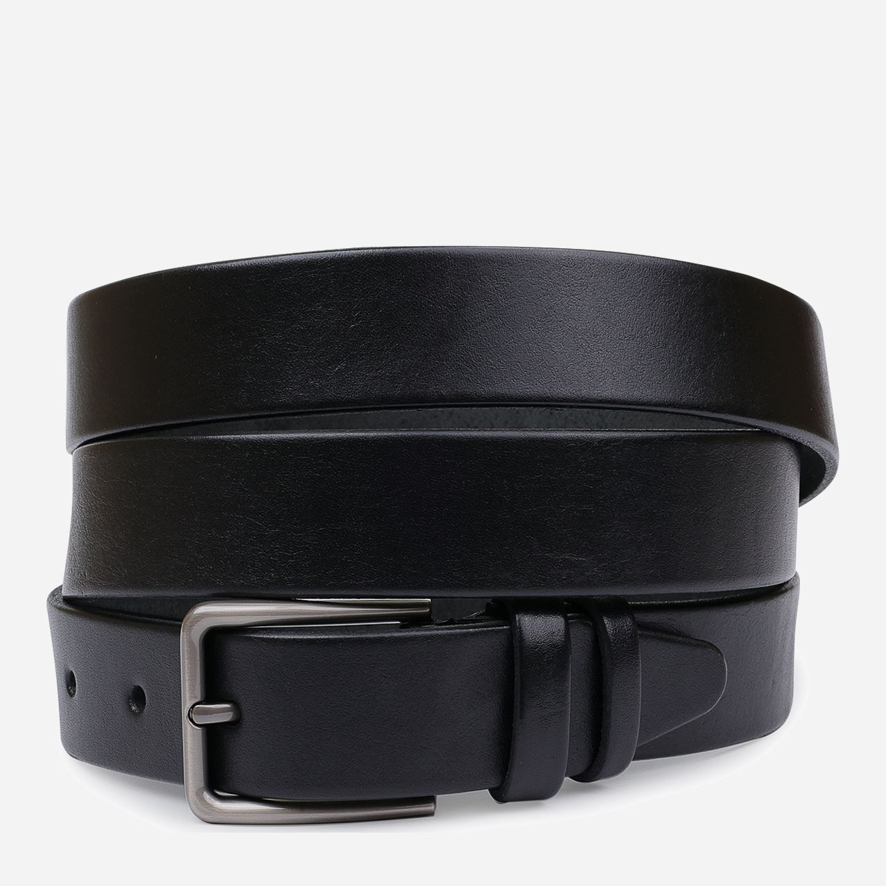 

Мужской ремень кожаный Vintage leather-20700 158-176 см Черный