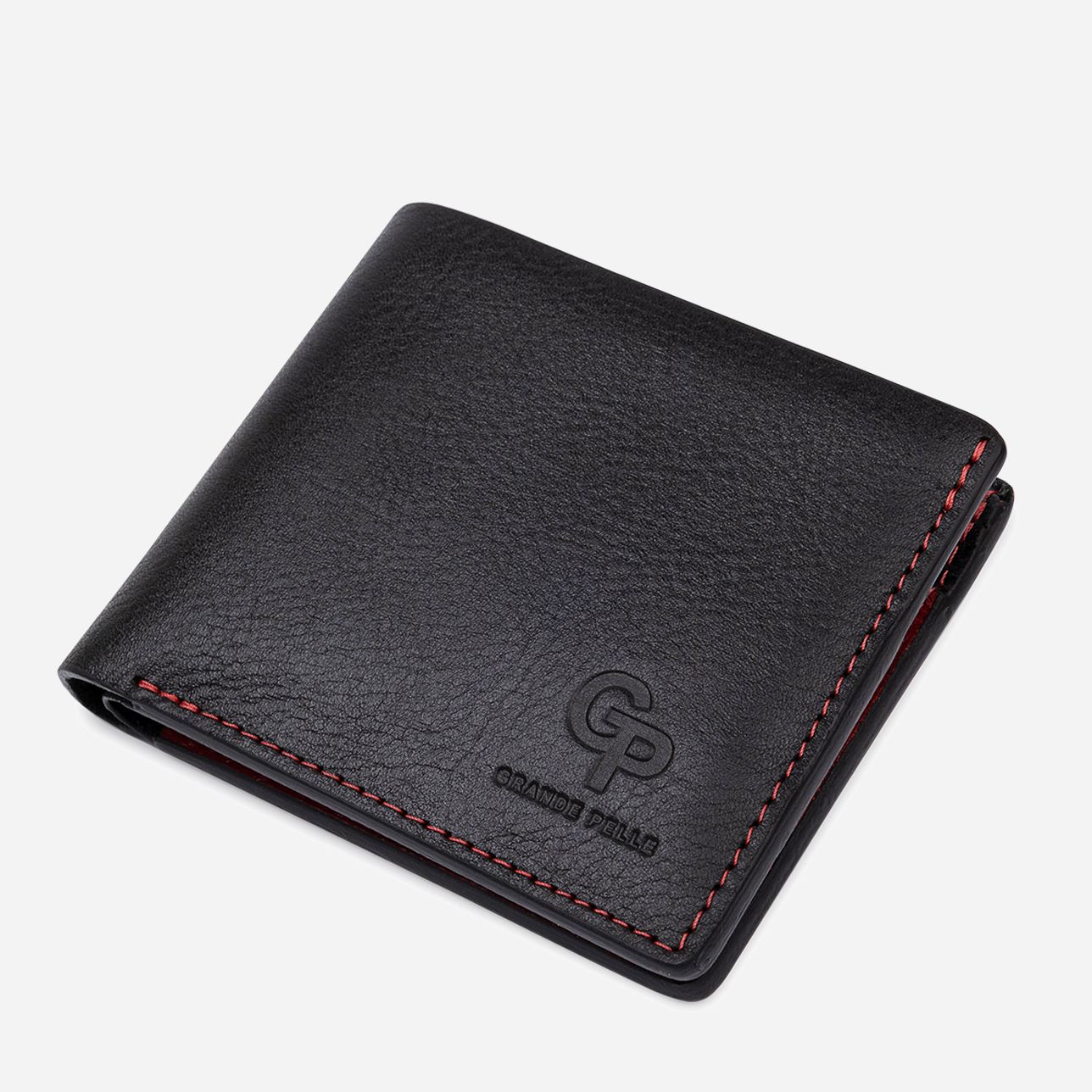 Акція на Жіночий шкіряний гаманець Grande Pelle leather-11551 Чорний від Rozetka
