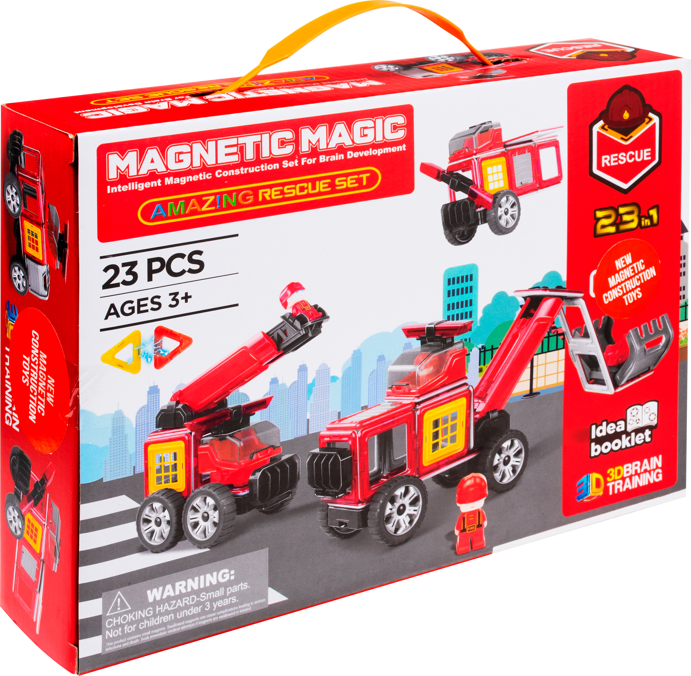 

Магнитный конструктор Qunxing Toys Пожарная служба 23 детали (4812501175004)