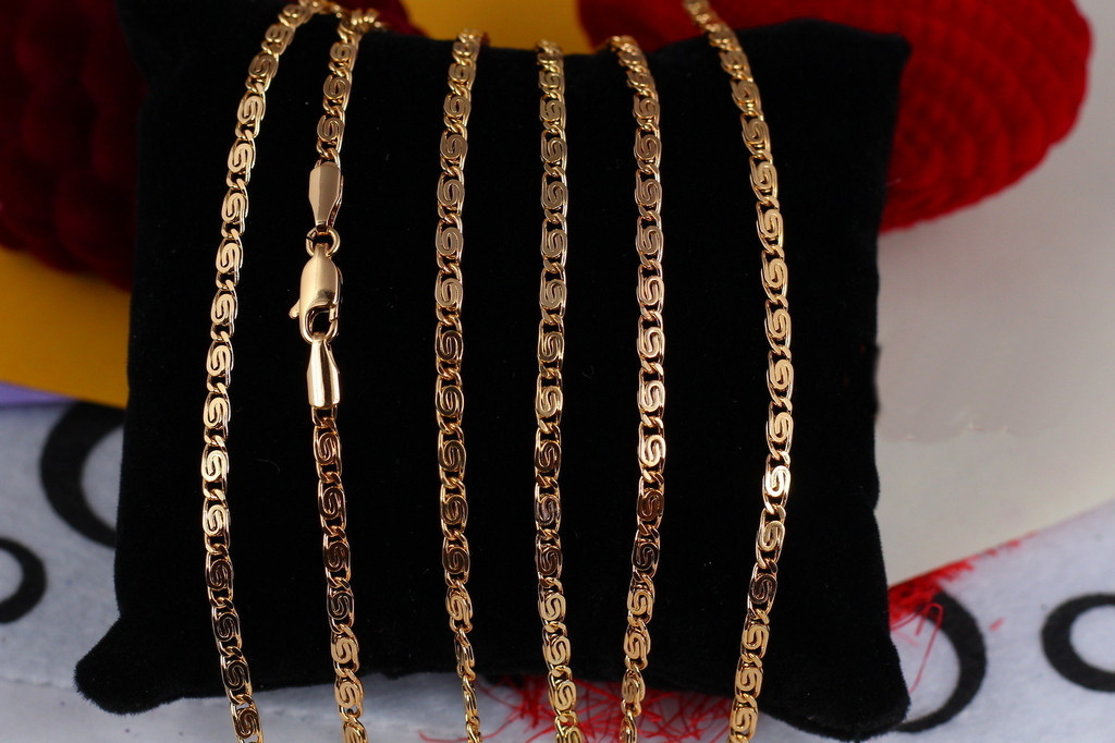 

Цепь Xuping Jewelry улитка 45 см 3 мм золотистая