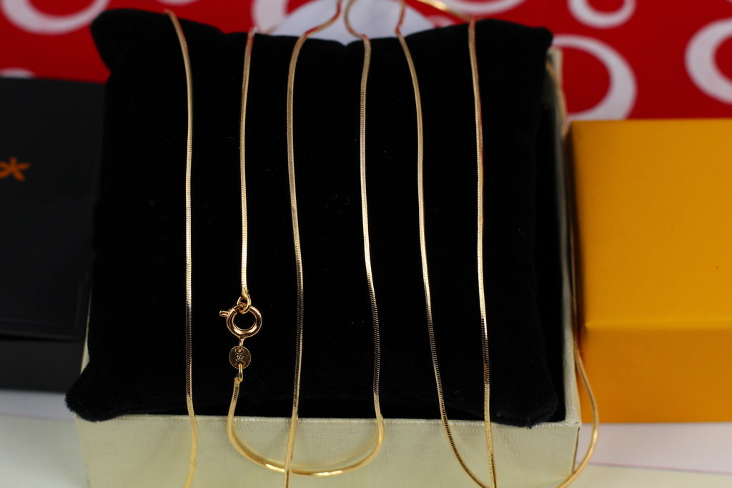 

Цепь Xuping Jewelry жгут 40 см 1 мм золотистая