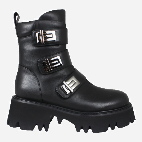 Акція на Жіночі зимові черевики Blizzarini LE78-06-NP332G 06 37 23.8 см Чорні від Rozetka