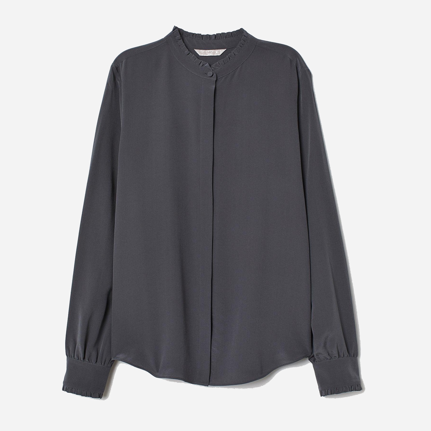 

Блузка H&M XAZ181079VHGE  Темно-серая, Блузка H&M XAZ181079VHGE 48 Темно-серая