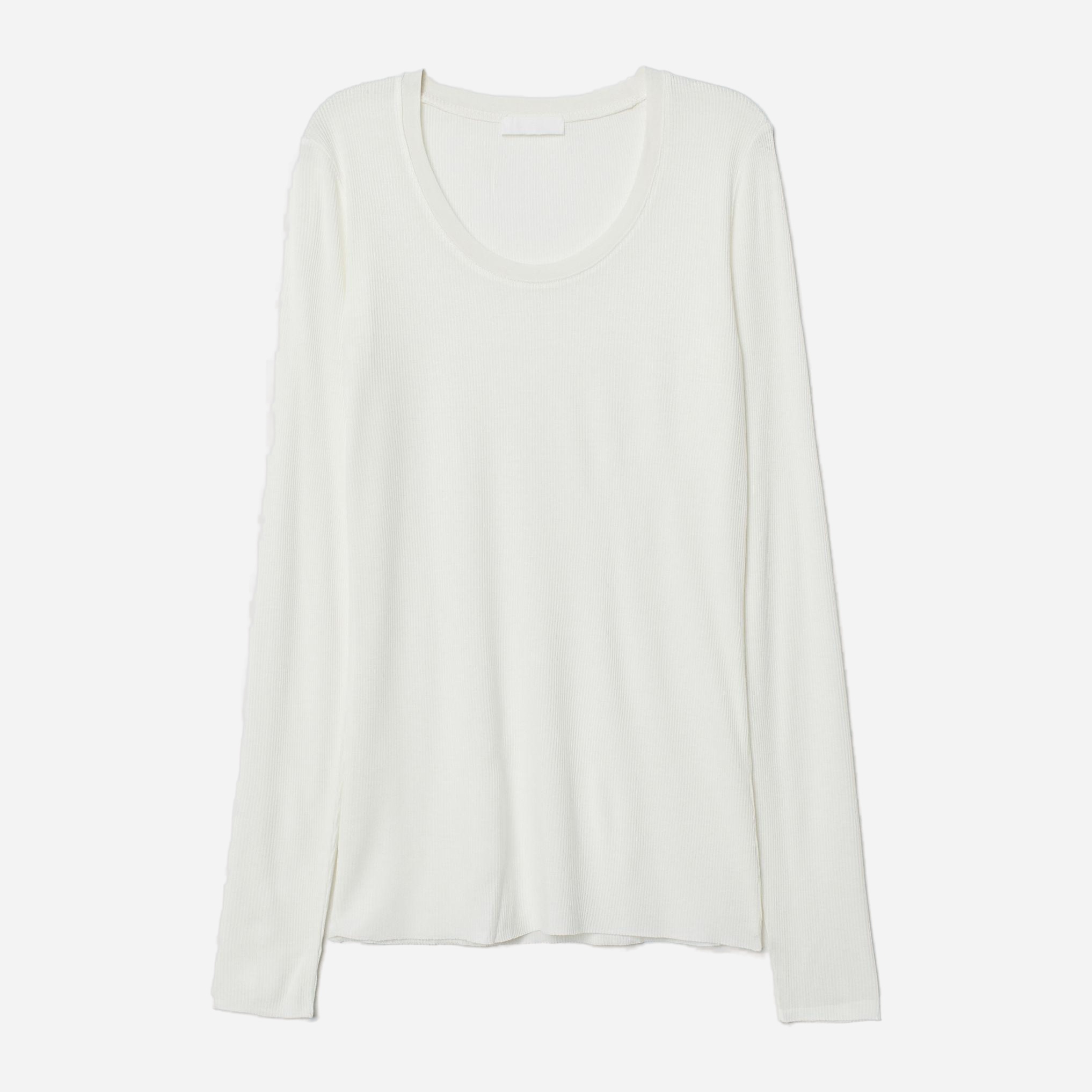 

Лонгслив H&M XAZ166329EAXL M Белый